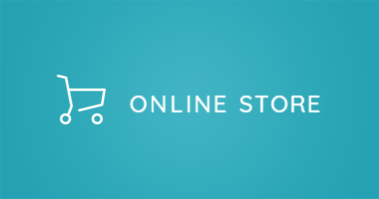 online-shopの文字